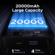 UGREEN 67W Fast Charging Power Bank (20,000mAh)
