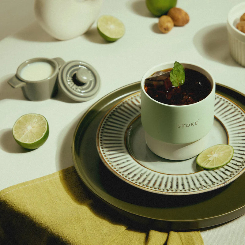 STTOKE Swirl Home Coffee Cups (Pair of 2 Cups)