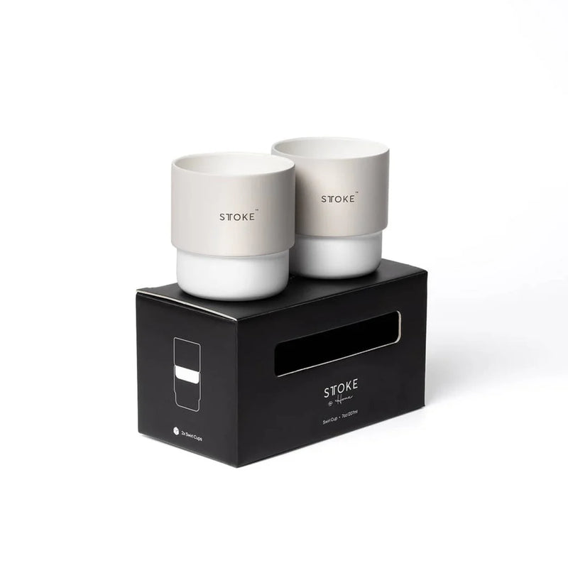 STTOKE Swirl Home Coffee Cups (Pair of 2 Cups)