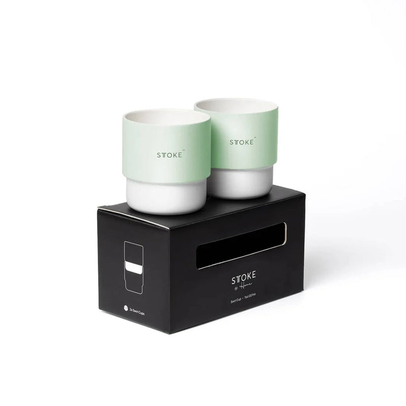 STTOKE Swirl Home Coffee Cups (Pair of 2 Cups)