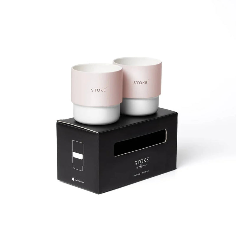 STTOKE Swirl Home Coffee Cups (Pair of 2 Cups)