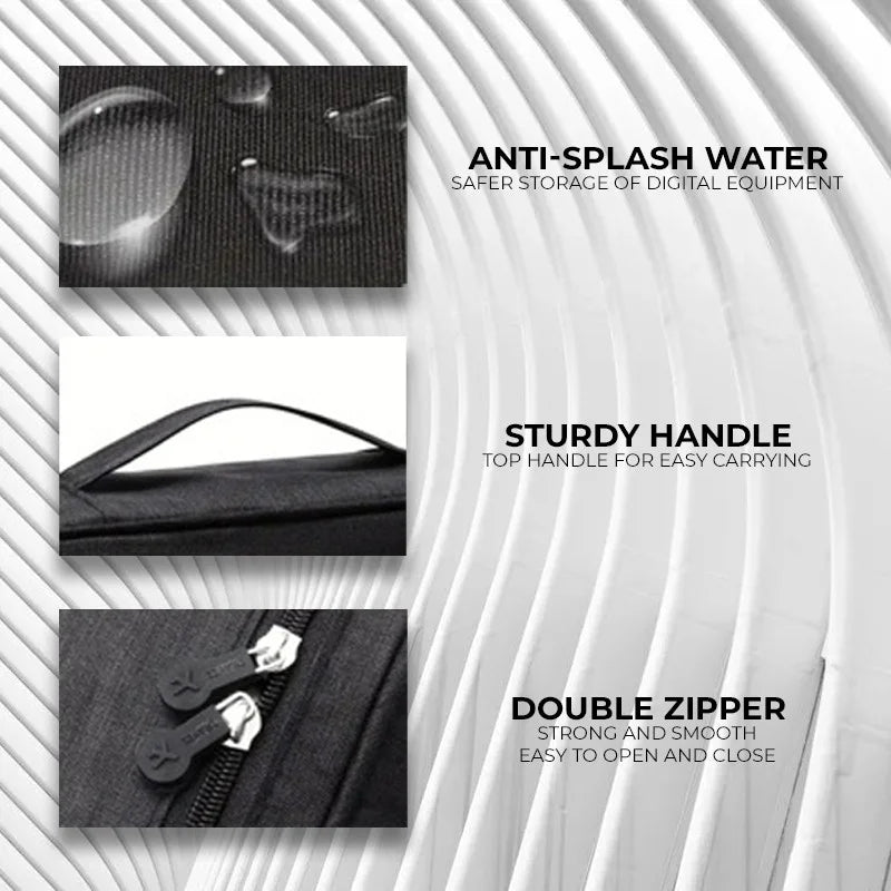 【Hinokii】ZipMate Travel Gadget Organizer