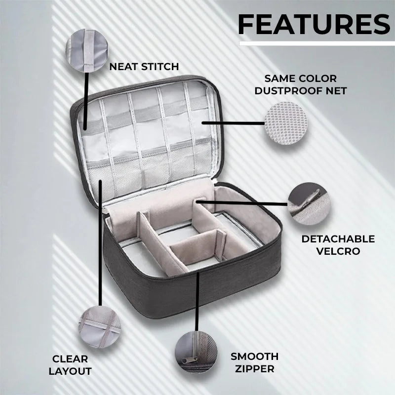 【Hinokii】ZipMate Travel Gadget Organizer