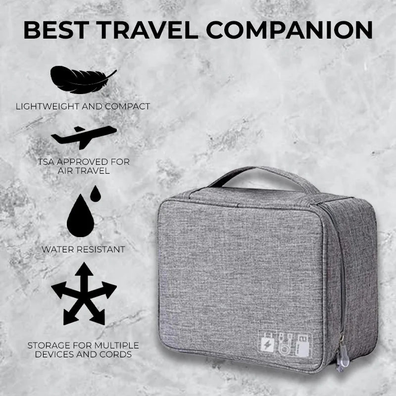 【Hinokii】ZipMate Travel Gadget Organizer