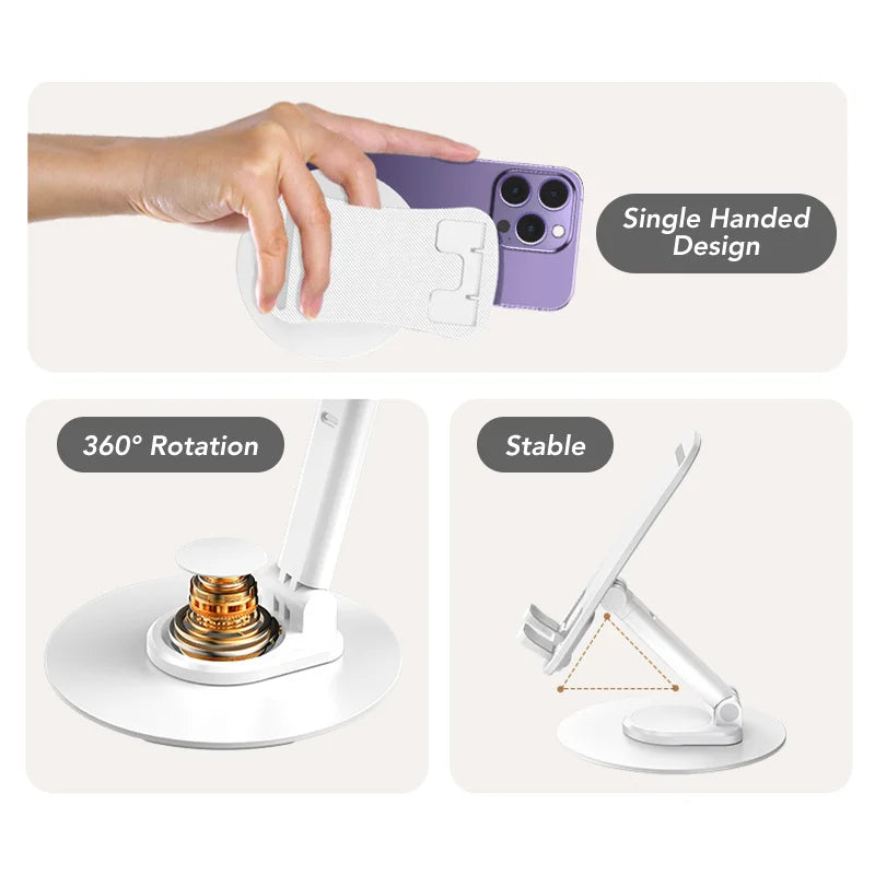 【Hinokii】FlexiStand Rotatable Mobile Phone Stand