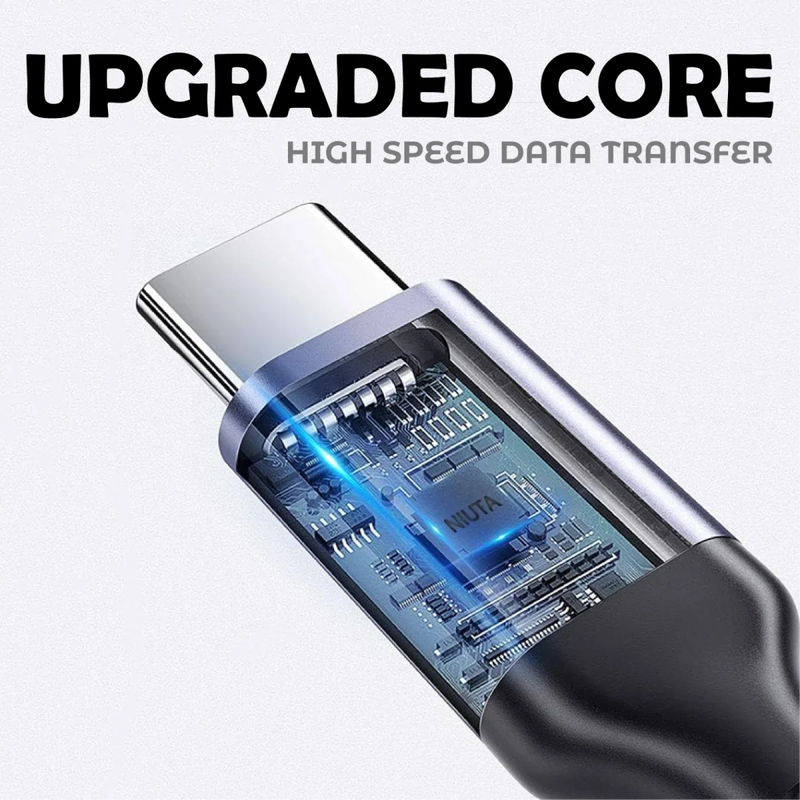 【Hinokii】TitanLink Retractable Charging Cable (PD60W + QC3.0 Quick Charge)