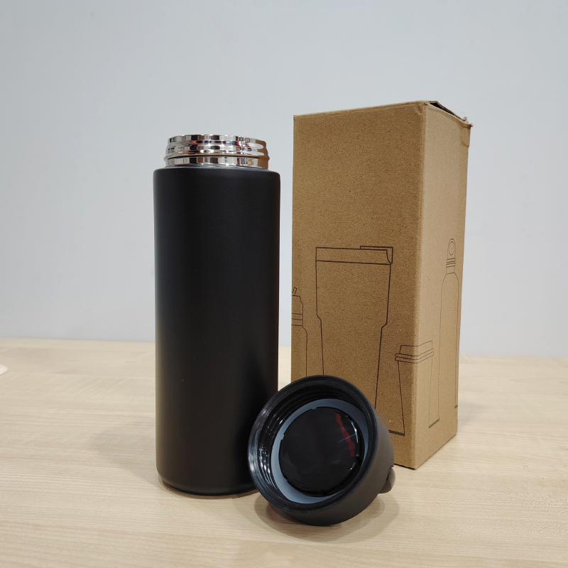 HINOKII Innsbruck 304 Stainless Steel Vacuum Flask with Phone Stand (500ml)