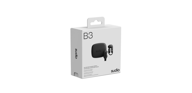 Sudio B3 Open-Ear True Wireless Earbuds (30H Playtime)