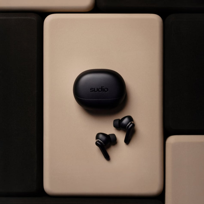 Sudio E4 Pro True Wireless Earbuds with Hybrid ANC (30H Playtime)
