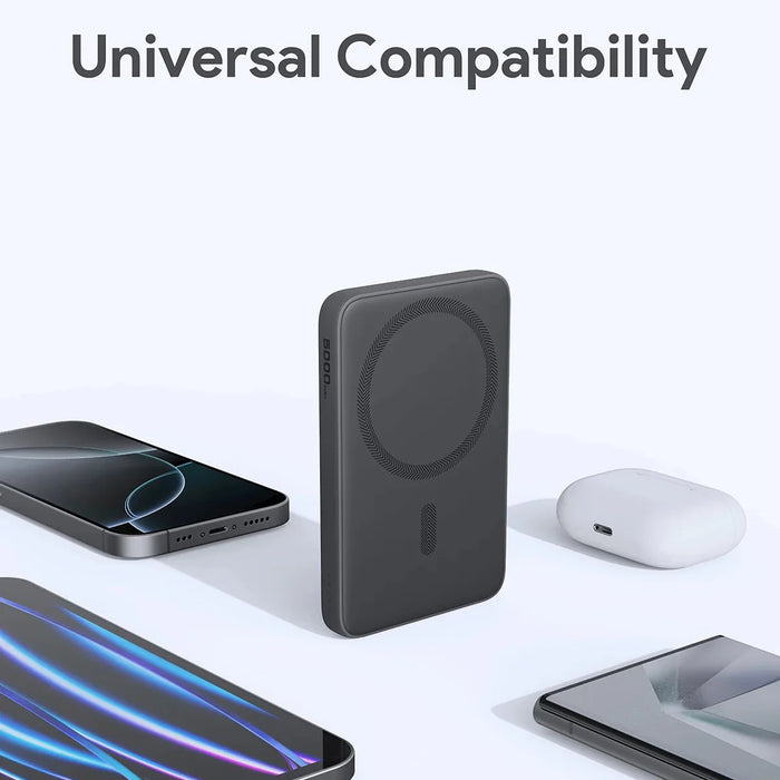 Aukey MagFusion 5,000mAh Slim Magnetic【Wireless】Power Bank