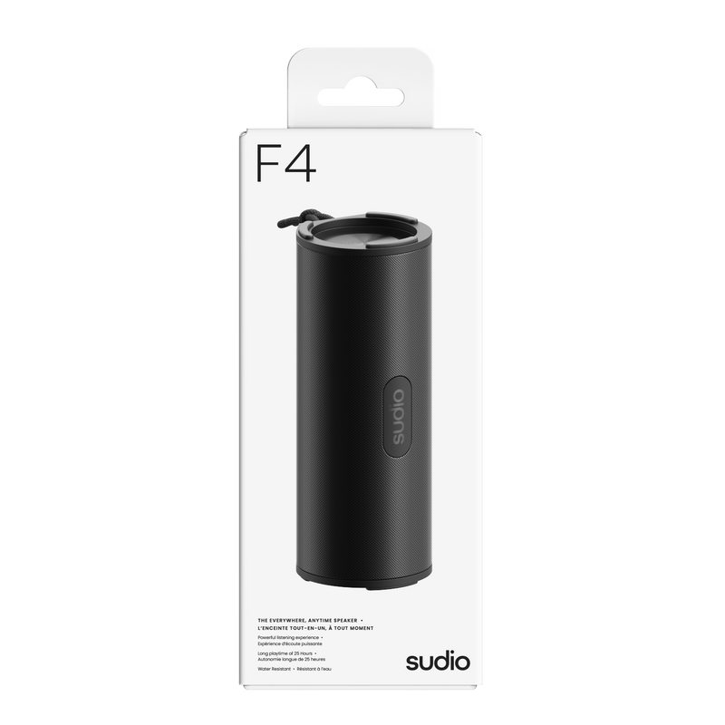 Sudio F4 Portable Bluetooth Speaker 20W (25H Playtime)