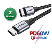 UGREEN 60W USB-C Cable - 2M