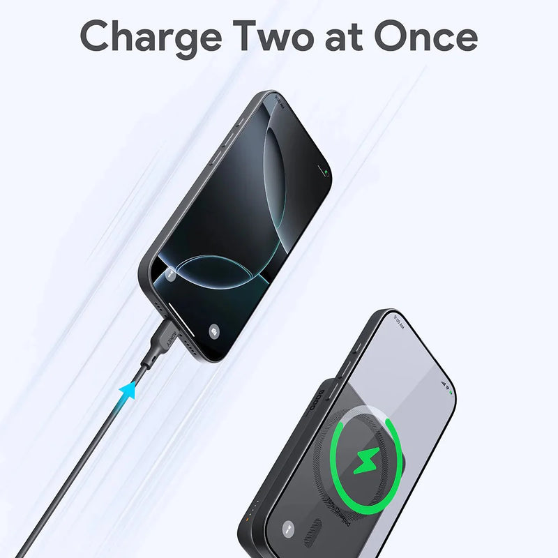 Aukey MagFusion Slim 5,000mAh Magnetic【Wireless】Power Bank