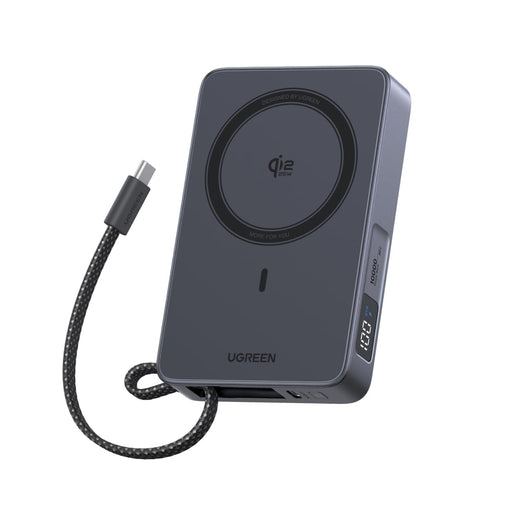 UGREEN Qi2 25W MagFlow Magnetic Wireless Power Bank (10,000mAh)