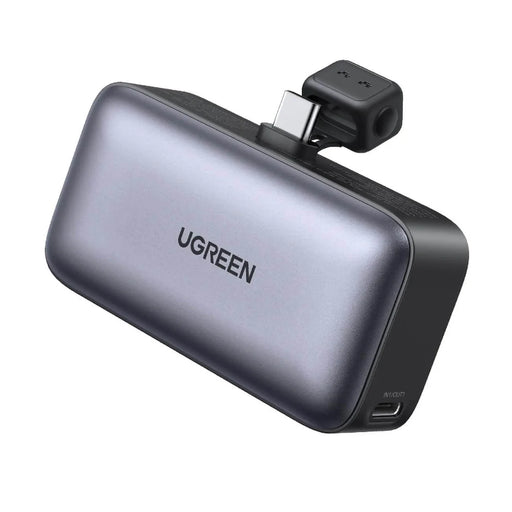 UGREEN 22.5W Power Bank with Built-in Cable (5,000mAh)