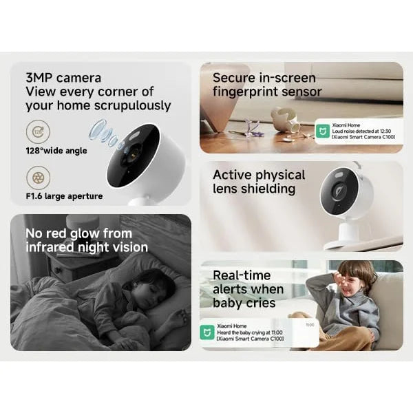 Xiaomi 2K Indoor Security Camera C100
