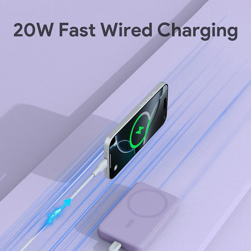 Aukey MagFusion Slim 10,000mAh Magnetic【Wireless】Power Bank