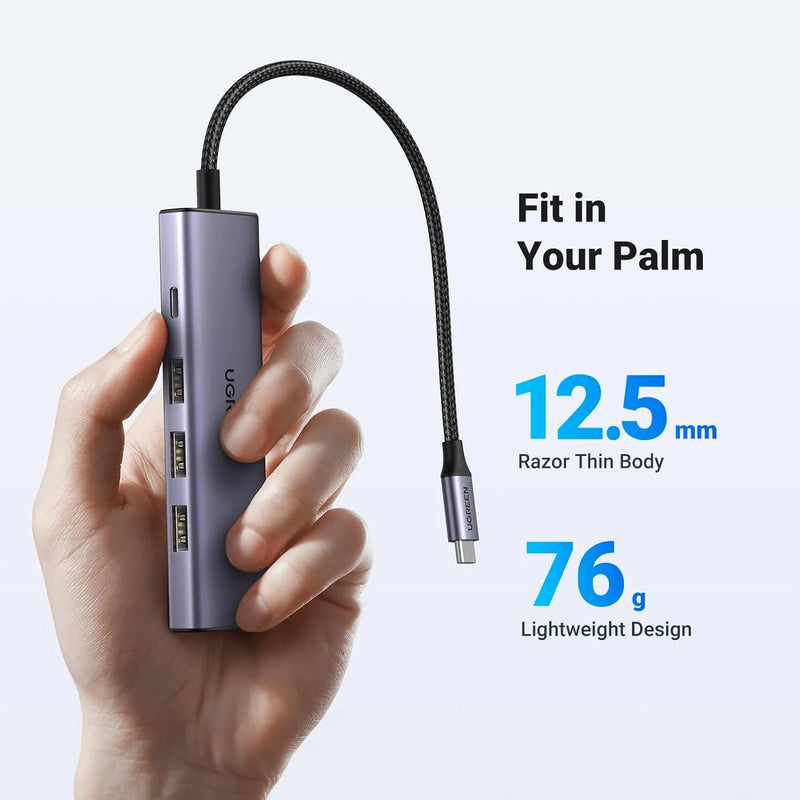 UGREEN 5-in-1 Multifunctional Hub (4K HDMI / USB3.0 x 3 / PD100W)