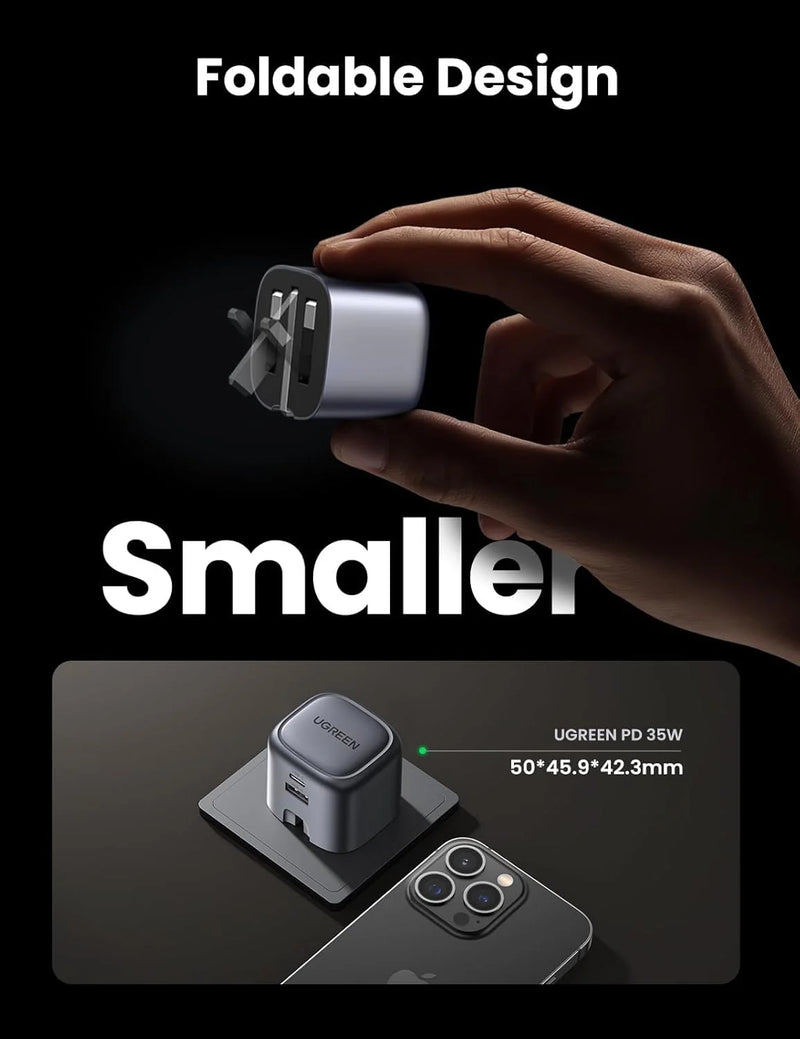 UGREEN GaN II 35W USB-C Wall Charger (UK Plug)