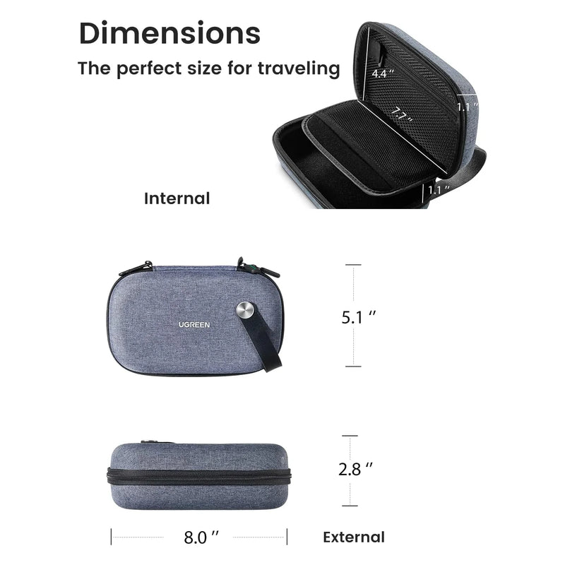 UGREEN Multi-Function Travel Gadget Hard Case