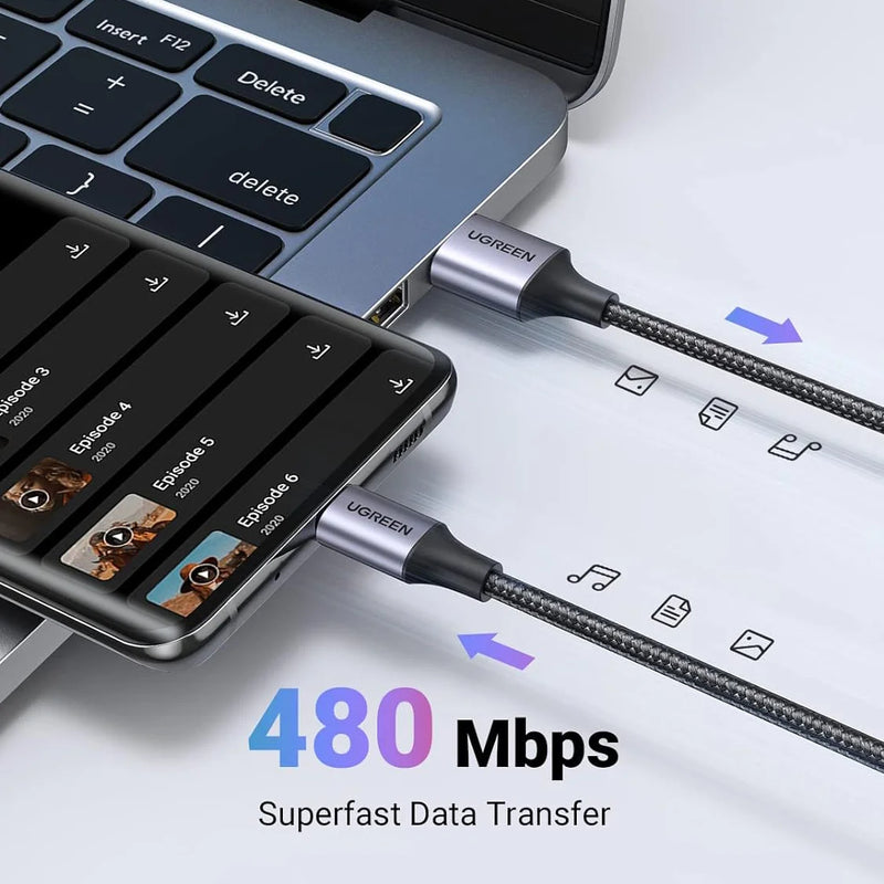 UGREEN QC 3.0 Fast Charging USB 3.0 to USB-C Cable
