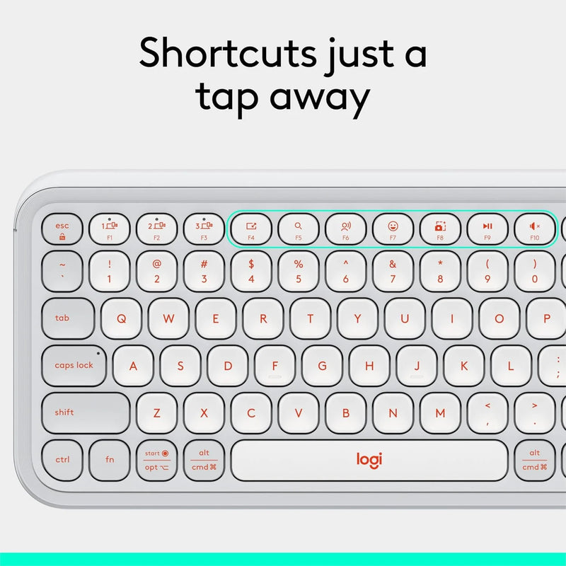 Logitech Keyboard Sound Icon Logitech POP Icon Keys Wireless Keyboard — HINOKII