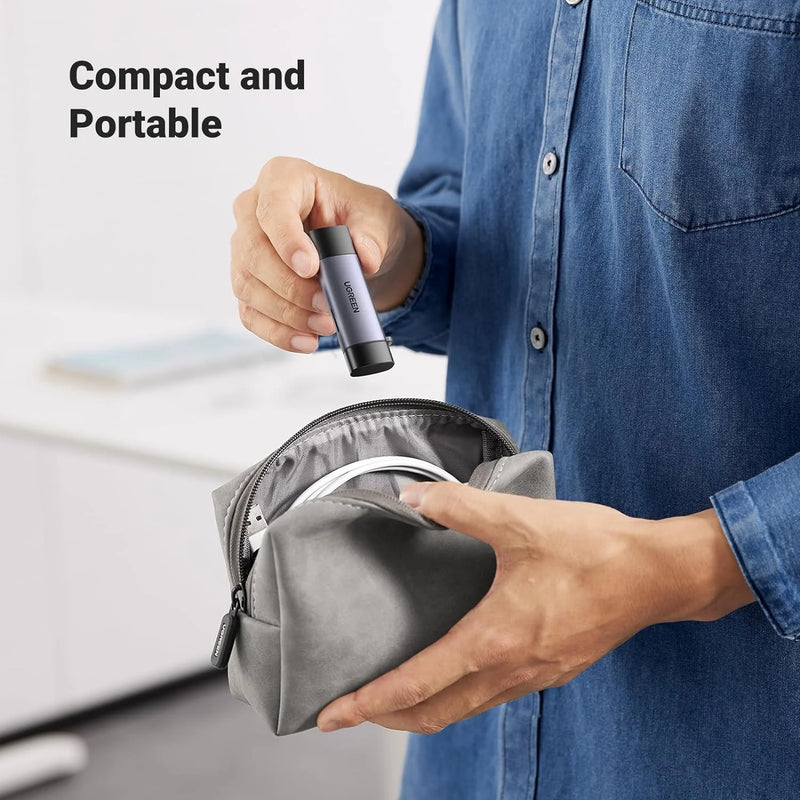 UGREEN Dual Card Reader (USB-C & USB 3.0)