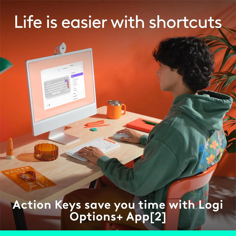 Logitech POP Icon Keys Wireless Keyboard