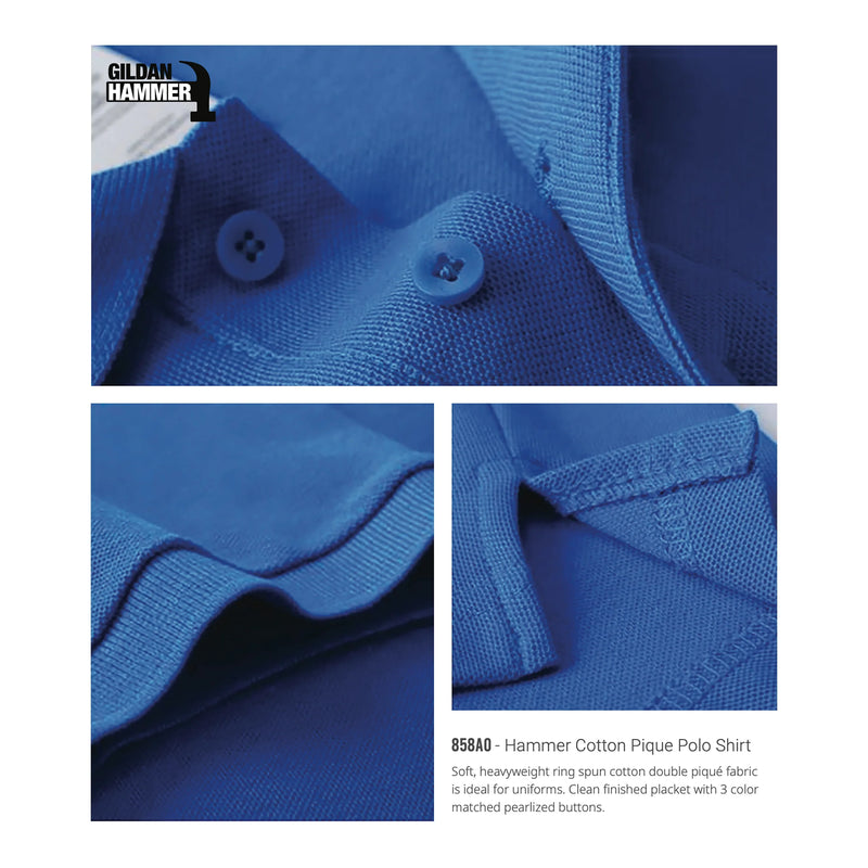Gildan Hammer Cotton Pique Polo Shirt