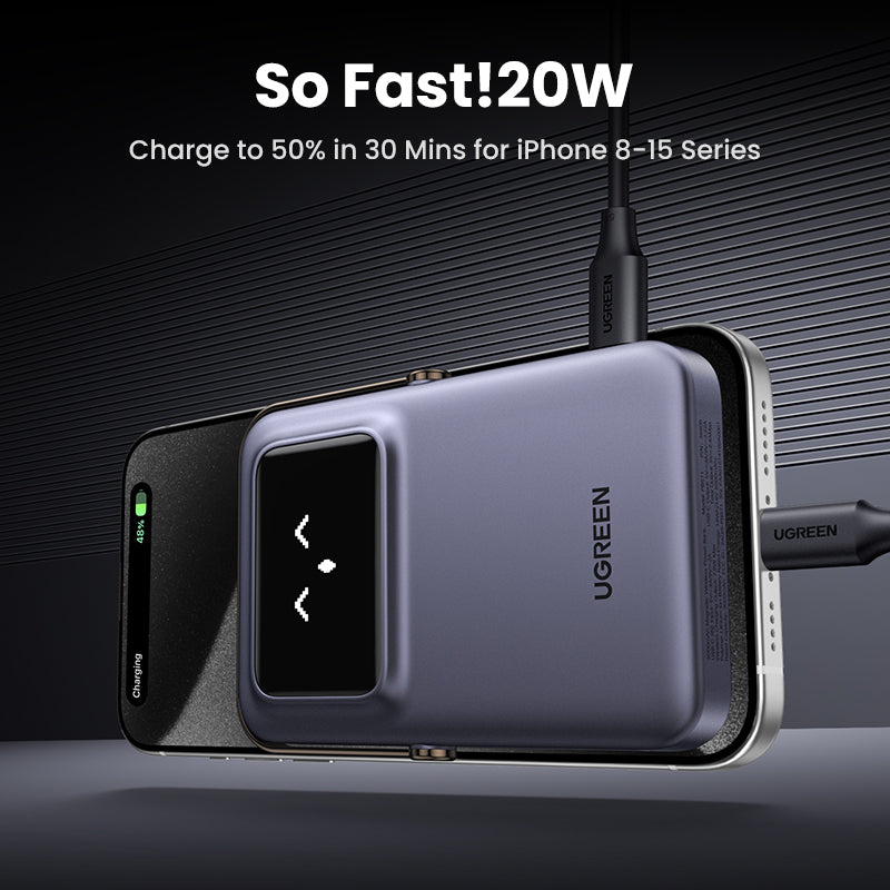 UGREEN Uno PD 20W Magnetic Power Bank (10,000mAh)