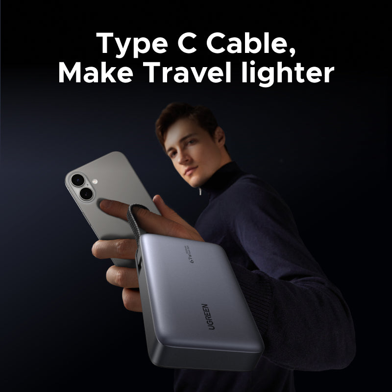 UGREEN 67W Fast Charging Power Bank (20,000mAh)