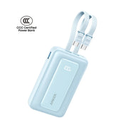 Anker Zolo Power Bank 45W with 2 Built-in USB-C Cables (20,000mAh) in Blue