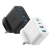 Anker Zolo 50W 4-Port Wall Charger in Black and White