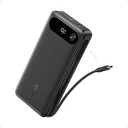 Anker Power Bank 87W with Built-in USB-C Cable (20,000mAh) in Black