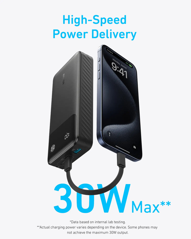 Anker Powercore 30W Power Bank (20,000mAh)