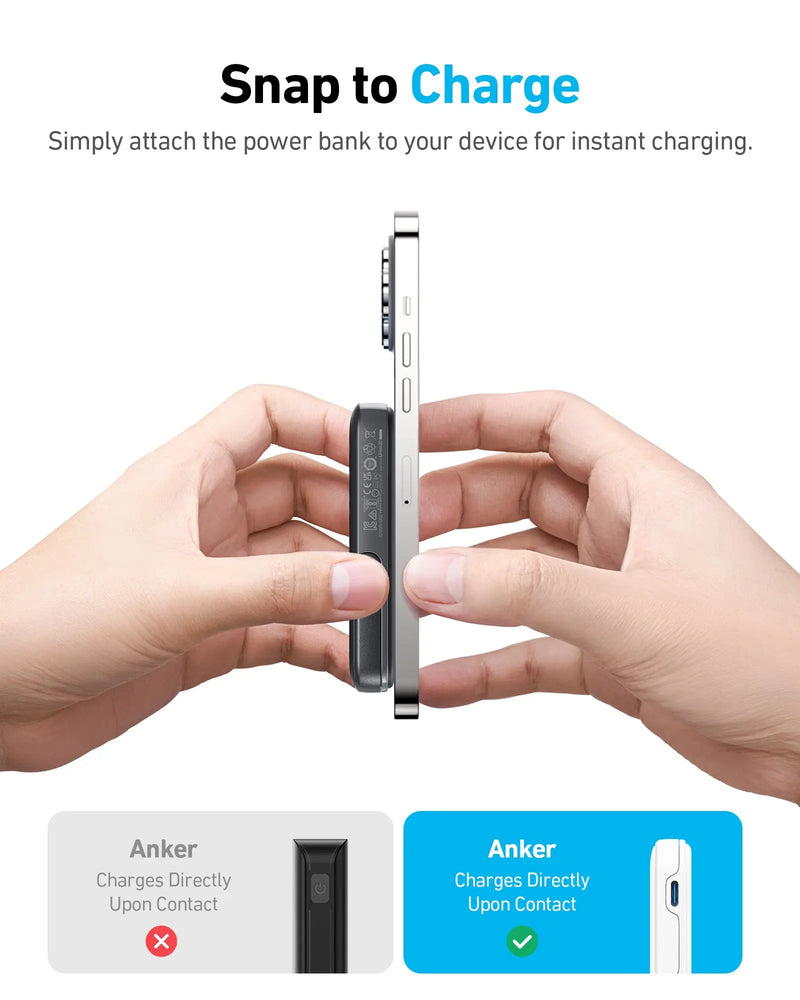 Anker MagGo Magnetic 7.5W Wireless Power Bank (5000mAh)