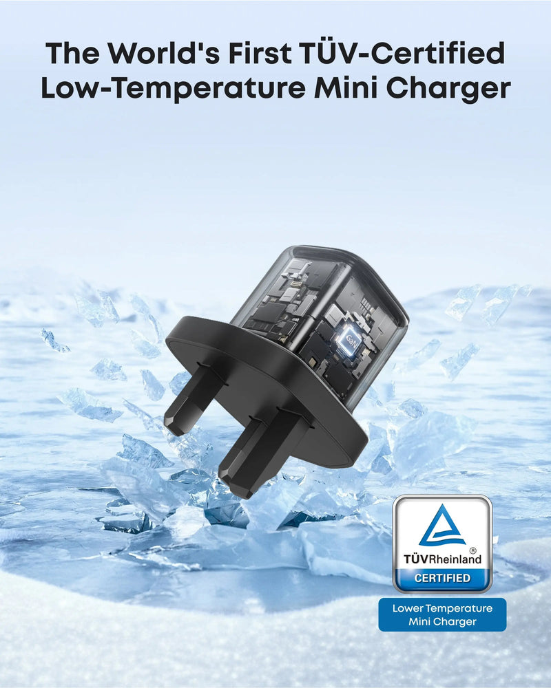 Anker Zolo 30W Compact GaN Wall Charger, feature detail