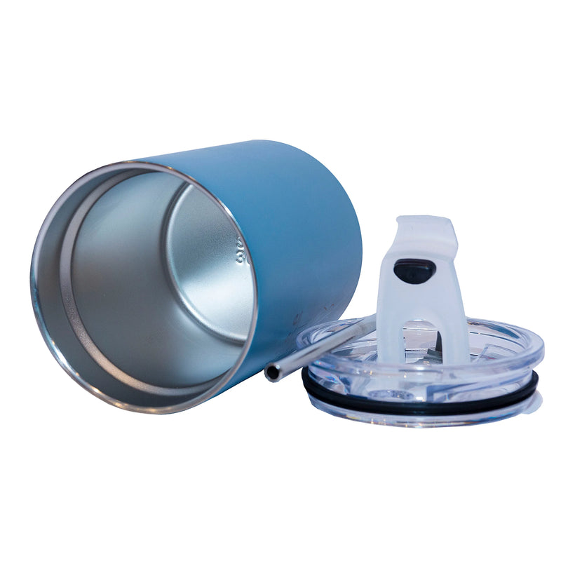 【Hinokii】Solothurn Stainless Steel Coffee Mug with Metal Straw (350ml)