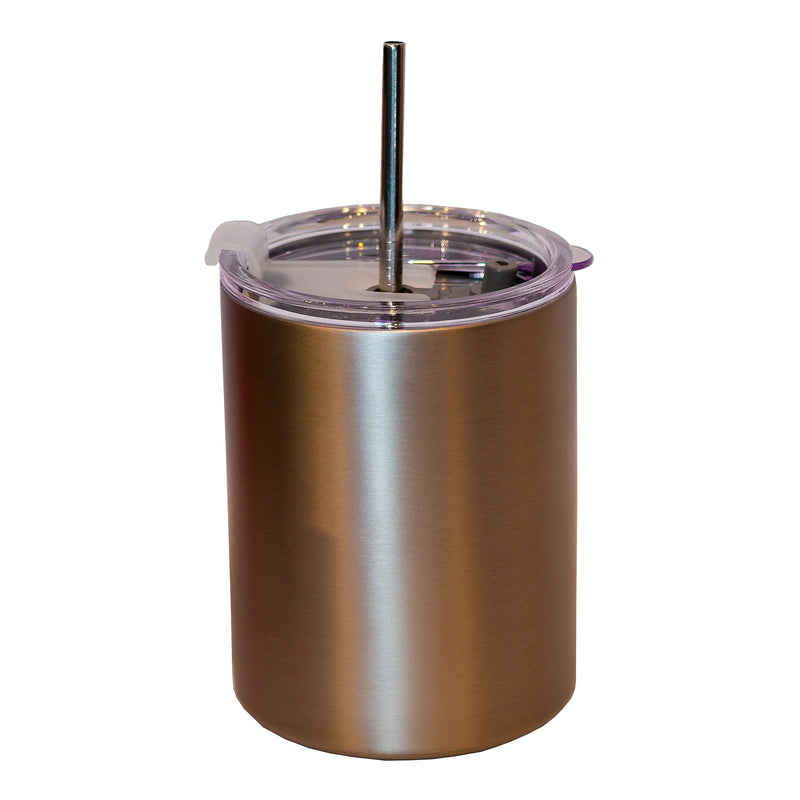 【Hinokii】Solothurn Stainless Steel Coffee Mug with Metal Straw (350ml)