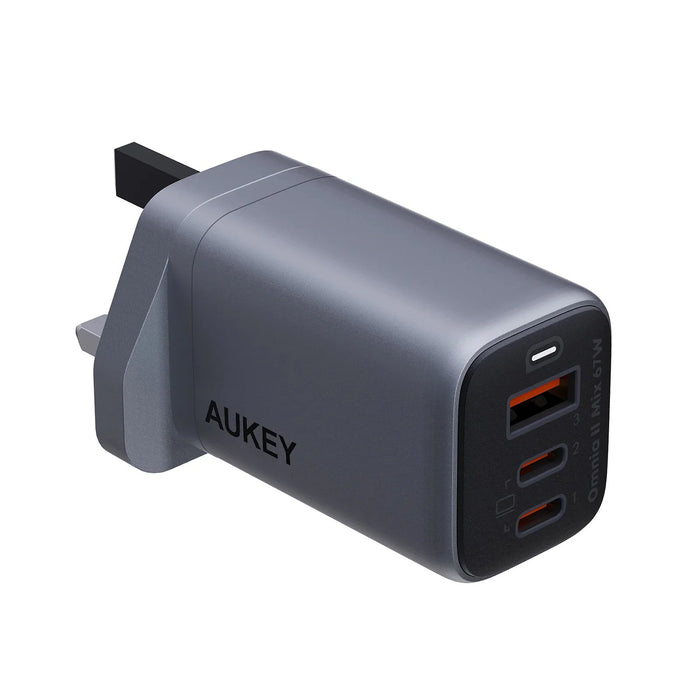 Aukey Omnia II 67W 3-Port Wall Charger