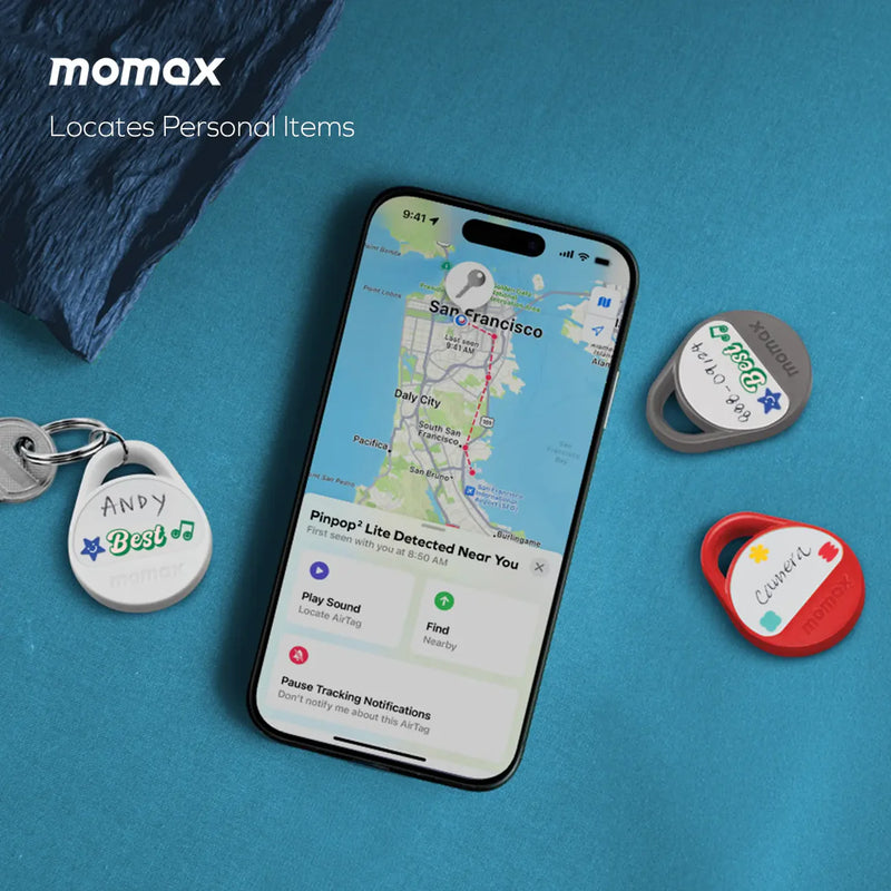 Momax Pinpop² Lite Find My Locator Tracker (iOS & Android)