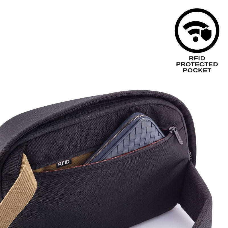 Bobby Sling crossbody backpack 3-point safe buckle