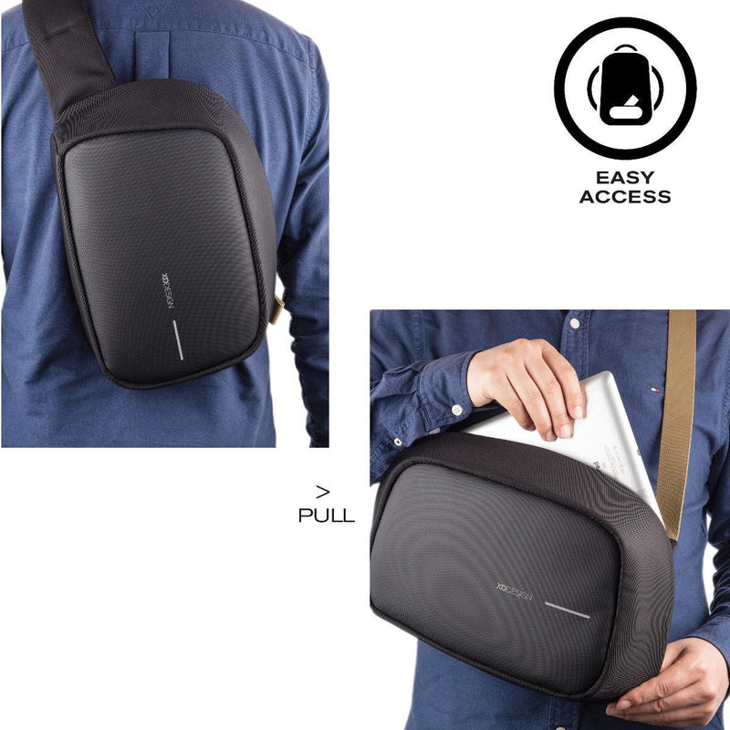 Bobby Sling crossbody backpack USB charging port