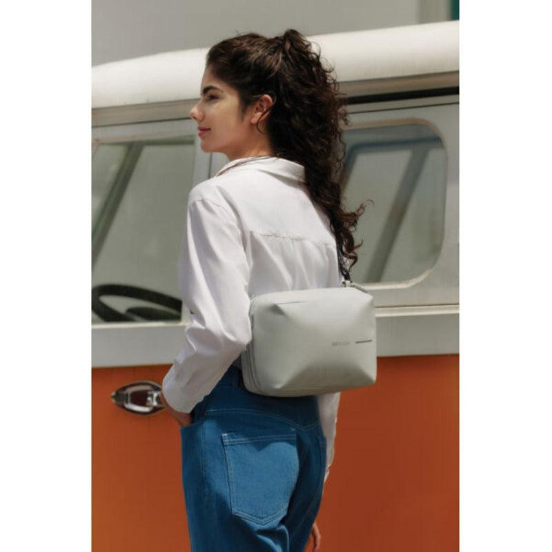 Bobby Urban Expandable Sling holding an 8 inch tablet
