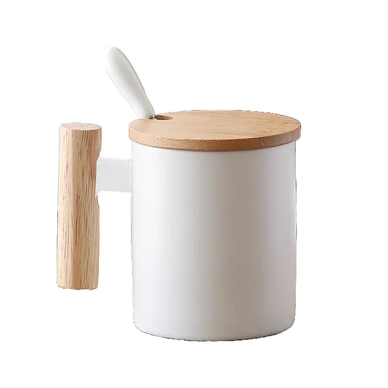 【Hinokii】Kapfenberg Ceramic Coffee Mug with Spoon (400ml)