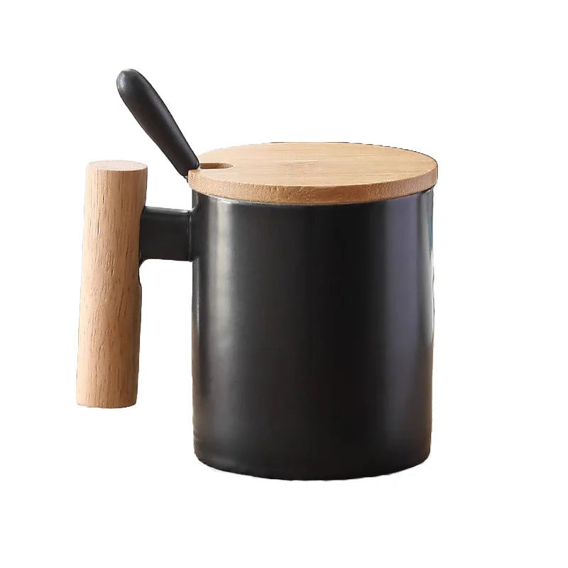 【Hinokii】Kapfenberg Ceramic Coffee Mug with Spoon (400ml)