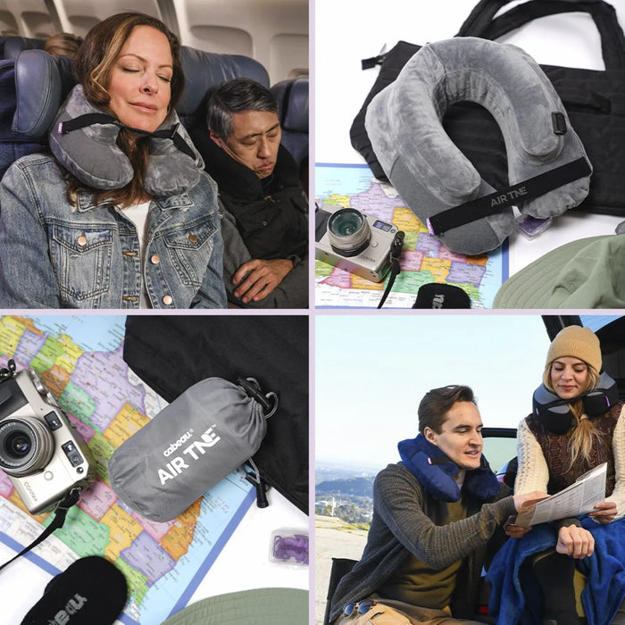 Cabeau AirTNE Inflatable Travel Neck Pillow