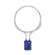 Crossing Ultra-Light TSA 3-Dial 1M Cable Lock Marian Blue