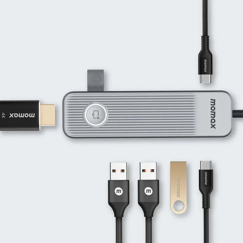 Momax ONELINK 6-in-1 Multi-Function USB-C Hub