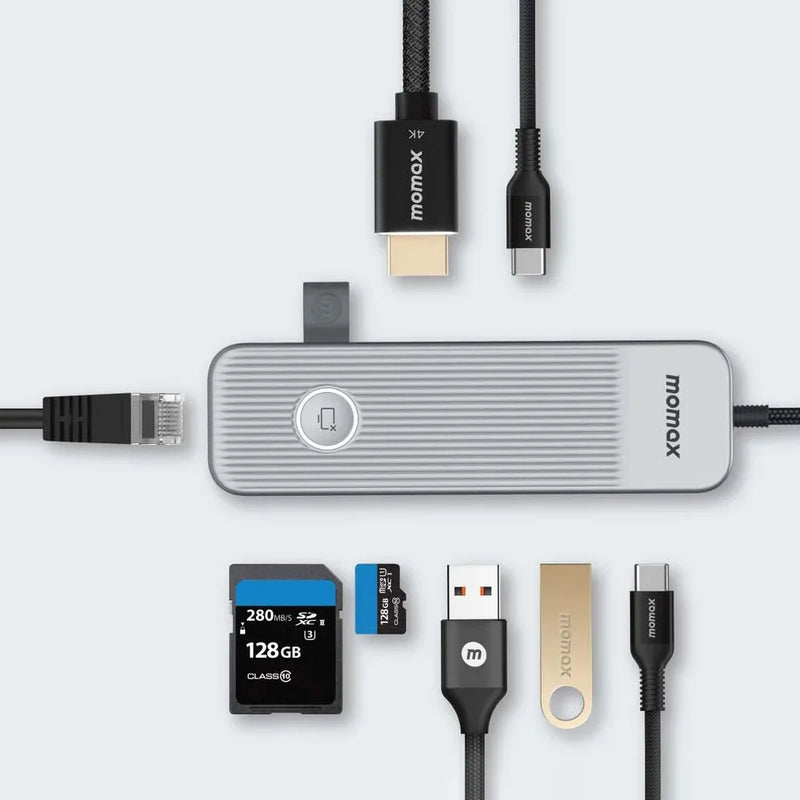 Momax ONELINK 8-in-1 Multi-Function USB-C Hub